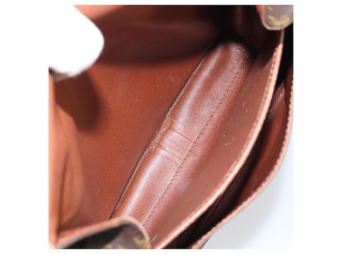 LOUIS VUITTON Borsa a Spalla Monogram Cartouchiere MM M51253 LV Auth ka1989 Monogramma - vista 11
