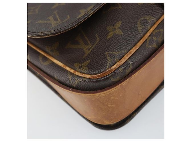 LOUIS VUITTON Borsa a Spalla Monogram Cartouchiere MM M51253 LV Auth ka1989 Monogramma - vista 15