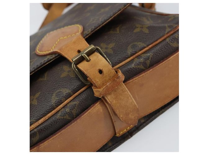 LOUIS VUITTON Borsa a Spalla Monogram Cartouchiere MM M51253 LV Auth ka1989 Monogramma - vista 18