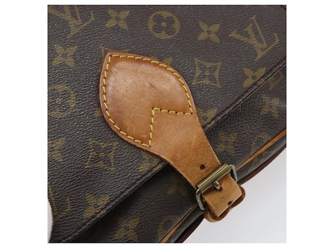 LOUIS VUITTON Borsa a Spalla Monogram Cartouchiere MM M51253 LV Auth ka1989 Monogramma - vista 19
