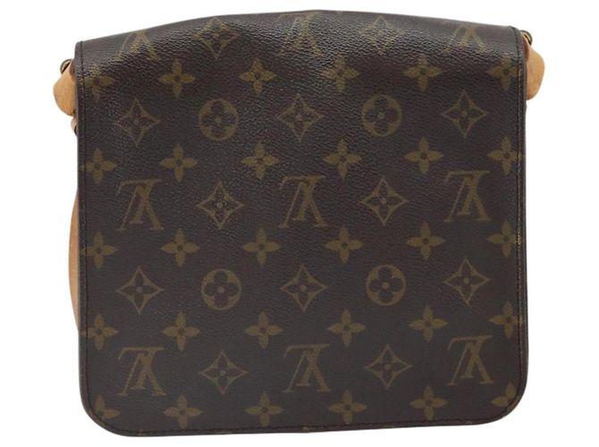 LOUIS VUITTON Borsa a Spalla Monogram Cartouchiere MM M51253 LV Auth ka1989 Monogramma - vista 2