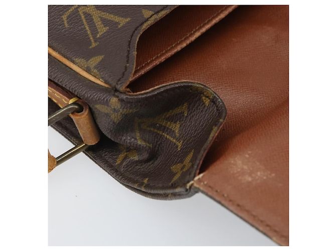 LOUIS VUITTON Borsa a Spalla Monogram Cartouchiere MM M51253 LV Auth ka1989 Monogramma - vista 21