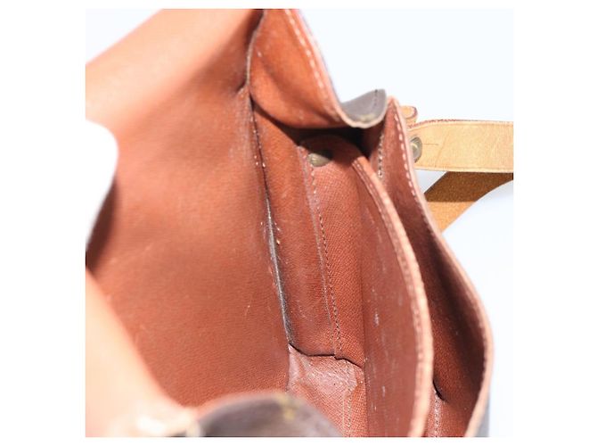 LOUIS VUITTON Borsa a Spalla Monogram Cartouchiere MM M51253 LV Auth ka1989 Monogramma - vista 23