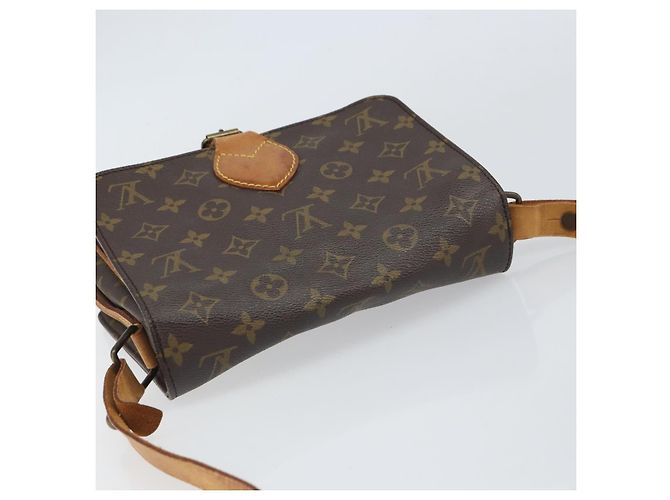 LOUIS VUITTON Borsa a Spalla Monogram Cartouchiere MM M51253 LV Auth ka1989 Monogramma - vista 6