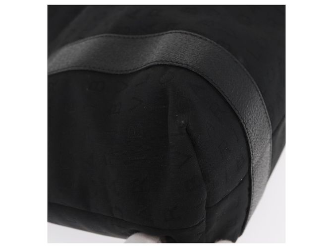 Bulgari BVLGARI Logo Mania Handtasche aus schwarzem und silbernem Canvas authentisch 168716 - Ansicht 9