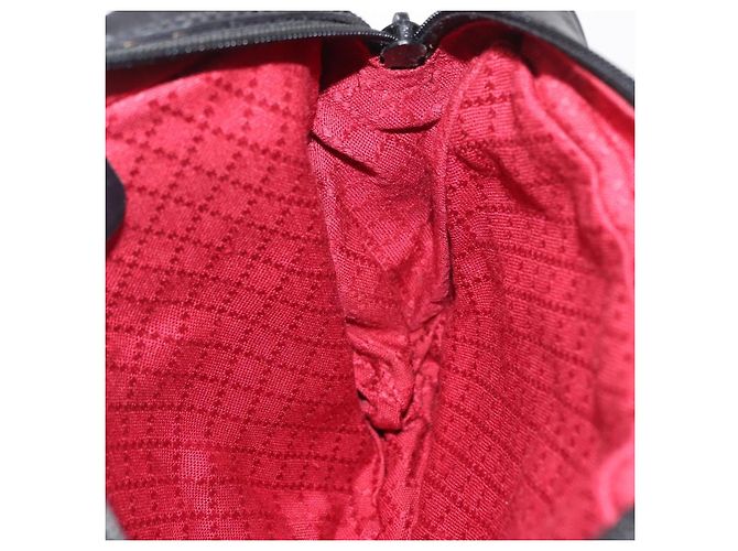 Bolso de Hombro Gucci GG Canvas Web Sherry Line Negro Dorado 010 378 Auth 169442 - vista 20