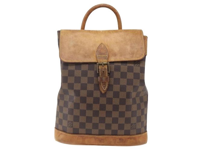 LOUIS VUITTON Zaino Arlucan Damier Ebene N99038 LV Auth 164574 - vista 13