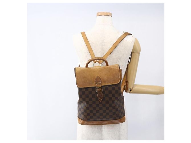 LOUIS VUITTON Zaino Arlucan Damier Ebene N99038 LV Auth 164574 - vista 24