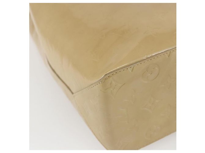 LOUIS VUITTON Monogram Vernis Reade MM Borsa a Mano Beige M91141 LV Auth 169234 - vista 14