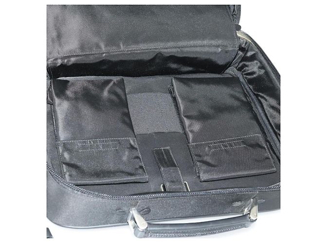 Borsa a Spalla PRADA Nylon Nero Argento Autentica 164507 - vista 10