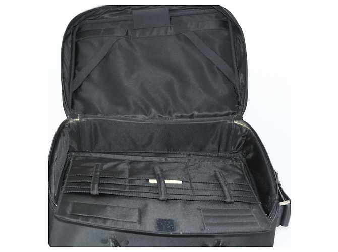 Borsa a Spalla PRADA Nylon Nero Argento Autentica 164507 - vista 11