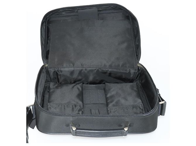 Borsa a Spalla PRADA Nylon Nero Argento Autentica 164507 - vista 21