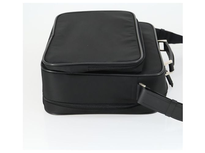 Borsa a Spalla PRADA Nylon Nero Argento Autentica 164507 - vista 3