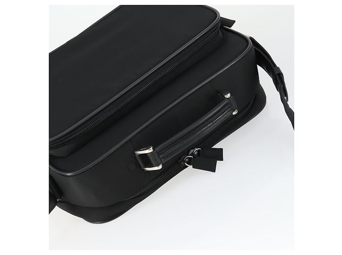 Borsa a Spalla PRADA Nylon Nero Argento Autentica 164507 - vista 6