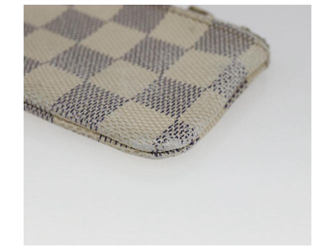 LOUIS VUITTON Pochette Cles Damier Azur Monedero N62659 LV Auth ki6422 - vista 15
