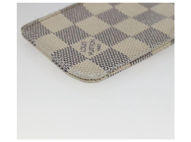 LOUIS VUITTON Pochette Cles Damier Azur Monedero N62659 LV Auth ki6422 - vista 16