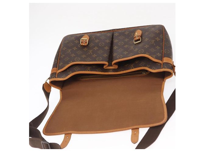 LOUIS VUITTON Borsa a Spalla Monogram Gibeciere GM M42246 LV Auth 164624 Monogramma - vista 10
