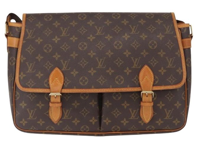 LOUIS VUITTON Borsa a Spalla Monogram Gibeciere GM M42246 LV Auth 164624 Monogramma - vista 13