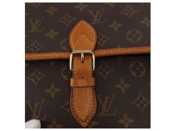 LOUIS VUITTON Borsa a Spalla Monogram Gibeciere GM M42246 LV Auth 164624 Monogramma - vista 19