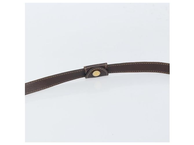 Borsa a Spalla LOEWE in Tela Marrone Oro Auth gh1652 D'oro - vista 8