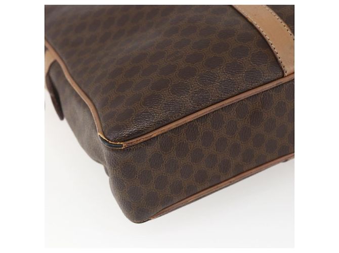 Céline Borsa da lavoro in tela Macadam CELINE in pelle PVC marrone e oro Auth 168602 D'oro - vista 14