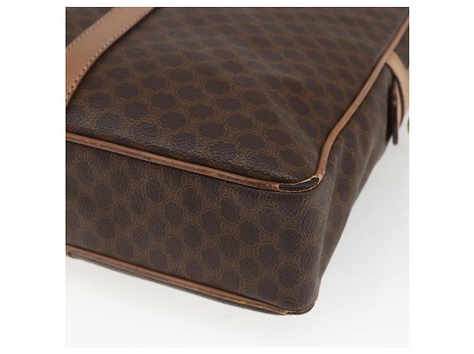 Céline Borsa da lavoro in tela Macadam CELINE in pelle PVC marrone e oro Auth 168602 D'oro - vista 15