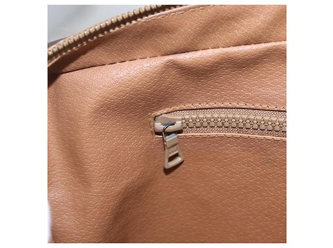 Céline Borsa da lavoro in tela Macadam CELINE in pelle PVC marrone e oro Auth 168602 D'oro - vista 18