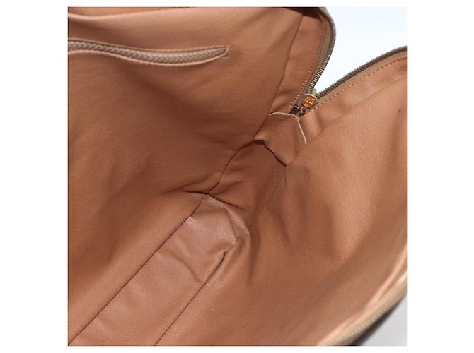 Céline Borsa da lavoro in tela Macadam CELINE in pelle PVC marrone e oro Auth 168602 D'oro - vista 19