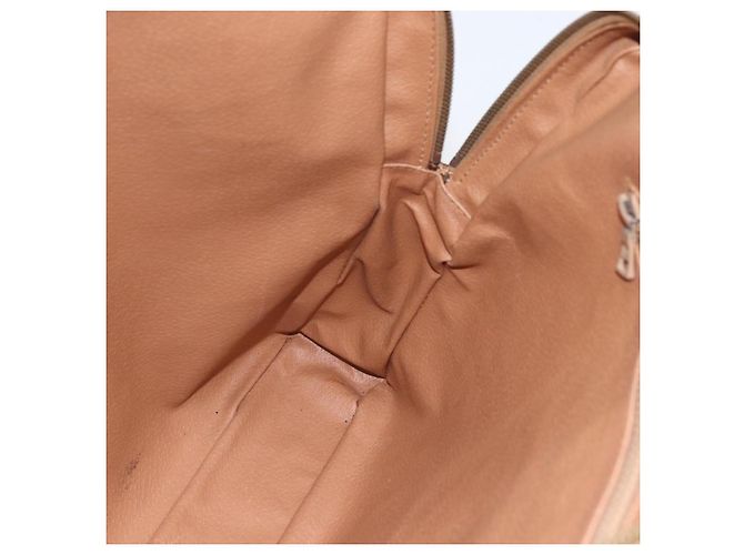 Céline Borsa da lavoro in tela Macadam CELINE in pelle PVC marrone e oro Auth 168602 D'oro - vista 20
