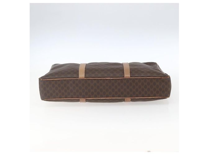 Céline Borsa da lavoro in tela Macadam CELINE in pelle PVC marrone e oro Auth 168602 D'oro - vista 5