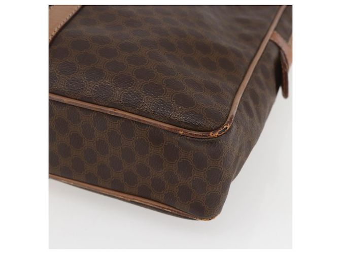 Céline Borsa da lavoro in tela Macadam CELINE in pelle PVC marrone e oro Auth 168602 D'oro - vista 9