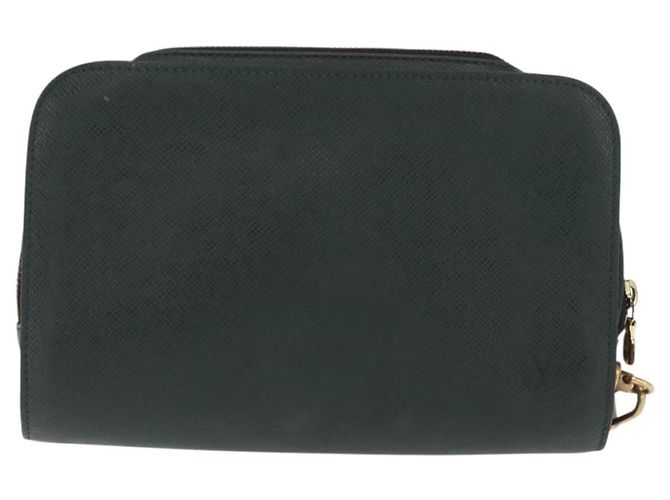 LOUIS VUITTON Clutch Taiga Baikal Epicea M30184 LV Auth ka1986 - vista 13