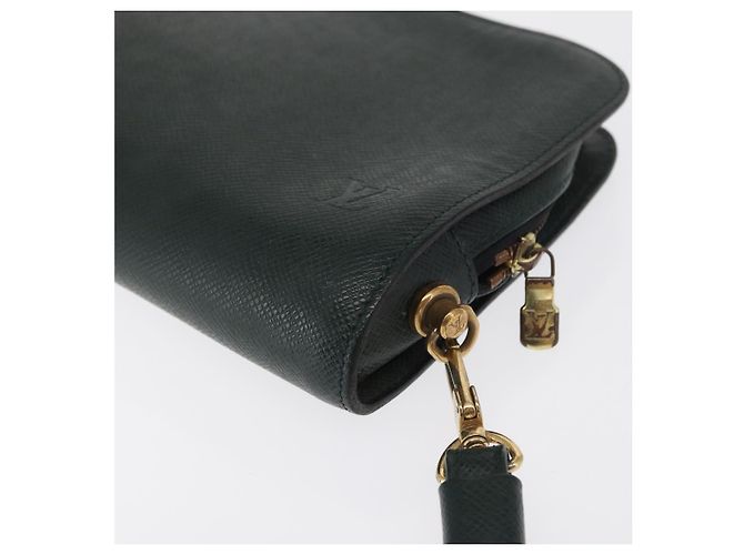 LOUIS VUITTON Clutch Taiga Baikal Epicea M30184 LV Auth ka1986 - vista 14