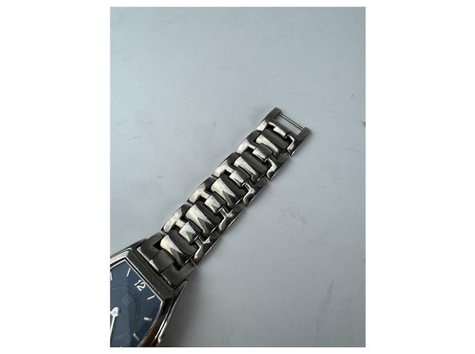 Orologio al Quarzo Vintage Givenchy Argento Blu Marino - vista 4