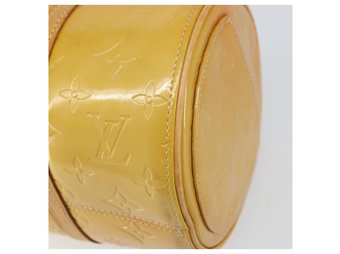 LOUIS VUITTON Borsa a Mano Monogram Vernis Bedford Beige M91006 LV Auth 169225 - vista 16