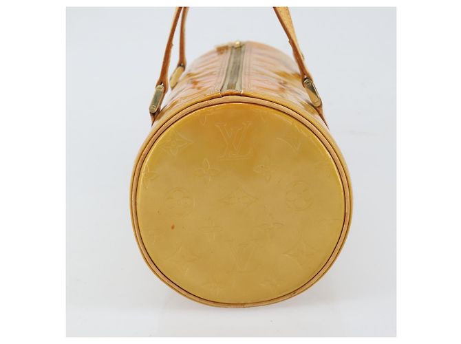 LOUIS VUITTON Borsa a Mano Monogram Vernis Bedford Beige M91006 LV Auth 169225 - vista 3
