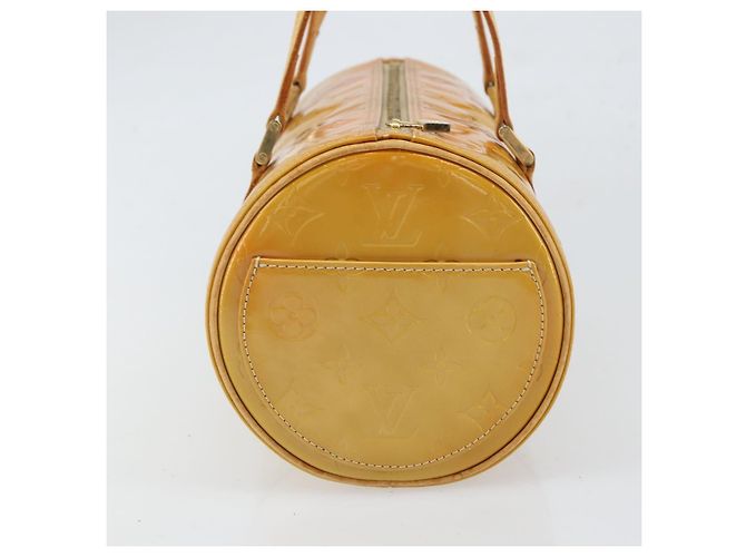 LOUIS VUITTON Borsa a Mano Monogram Vernis Bedford Beige M91006 LV Auth 169225 - vista 4