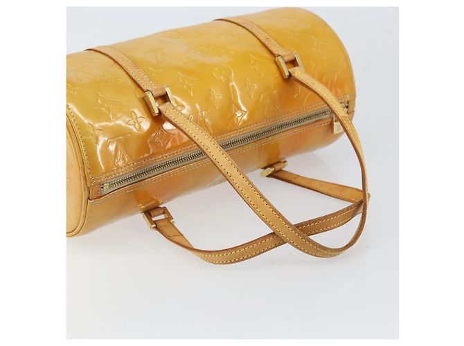 LOUIS VUITTON Borsa a Mano Monogram Vernis Bedford Beige M91006 LV Auth 169225 - vista 7