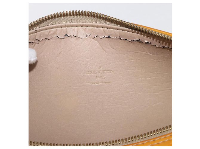 LOUIS VUITTON Borsa a Mano Monogram Vernis Bedford Beige M91006 LV Auth 169341 - vista 10