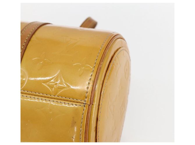 LOUIS VUITTON Borsa a Mano Monogram Vernis Bedford Beige M91006 LV Auth 169341 - vista 15