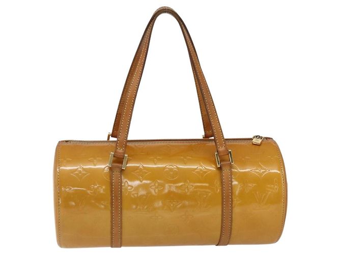 LOUIS VUITTON Borsa a Mano Monogram Vernis Bedford Beige M91006 LV Auth 169341 - vista 2
