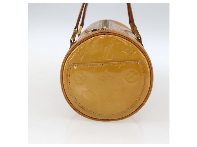 LOUIS VUITTON Borsa a Mano Monogram Vernis Bedford Beige M91006 LV Auth 169341 - vista 3