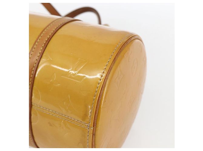 LOUIS VUITTON Borsa a Mano Monogram Vernis Bedford Beige M91006 LV Auth 169341 - vista 9