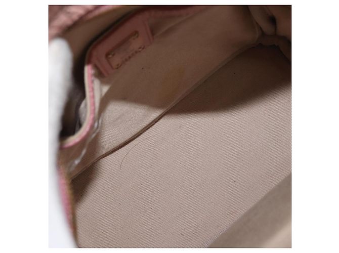 MCM Vicetos Logogramm Rucksack aus PVC-Leder Rosa Gold Auth 164828 Pink Golden - Ansicht 11