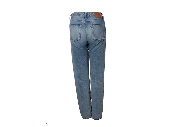 Acne Studios, Gerade geschnittene gewaschene Jeans Schwarz - Ansicht 3