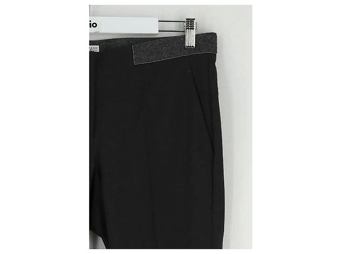 Brunello Cucinelli Pantalones slim grises - vista 3