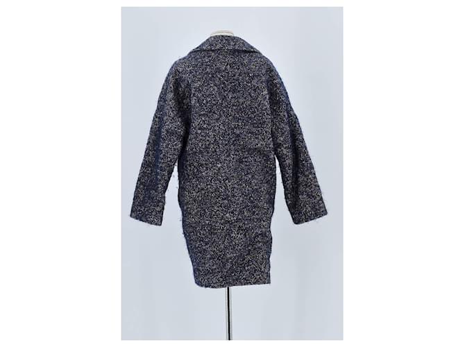 Zadig & Voltaire Manteau en laine bleu - vue 6
