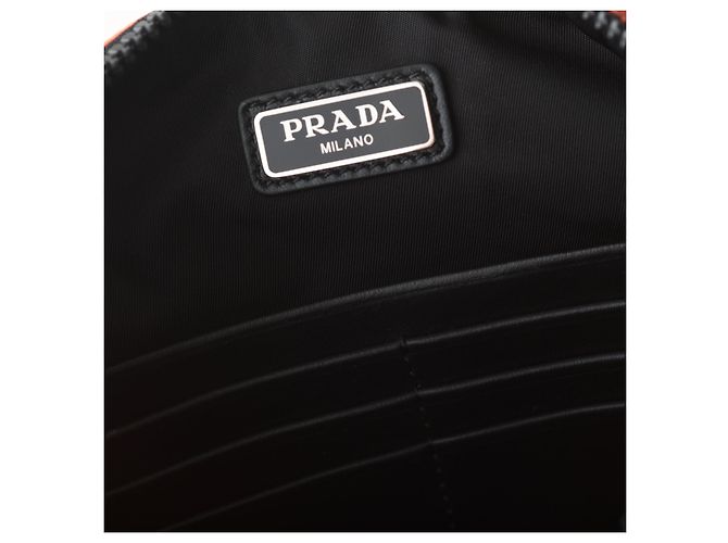 Clutch Tessuto Prada Arancione - vista 8