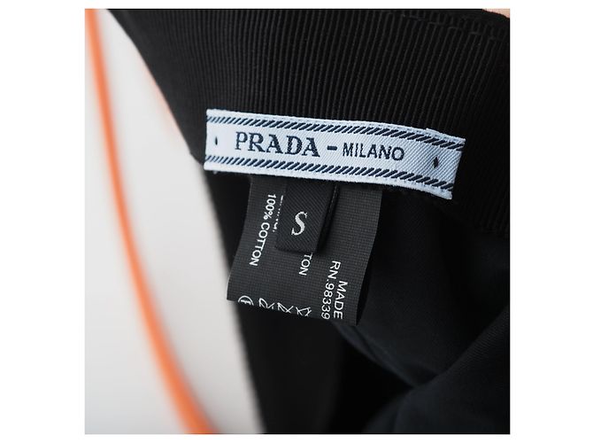 Boné Prada de algodão preto - vista 6