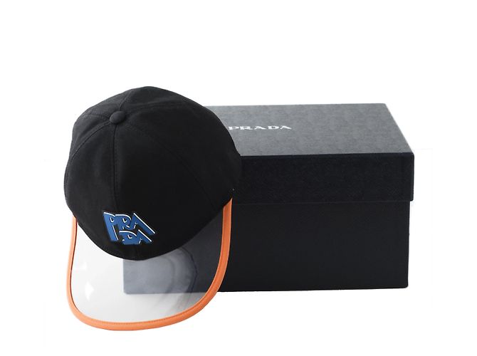 Boné Prada de algodão preto - vista 8
